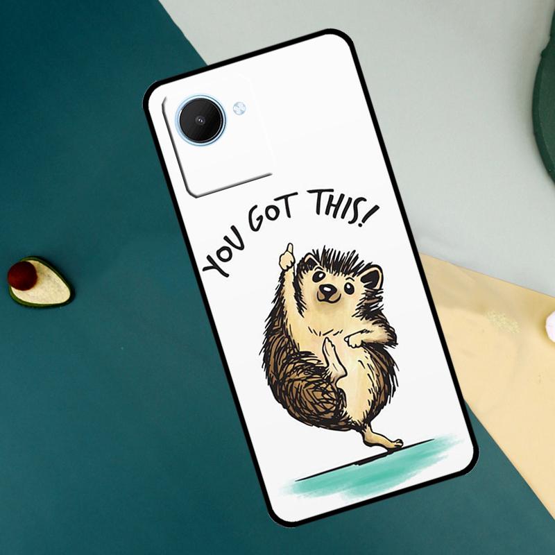 

Hedgehog For Realme C55 C71 C75 C67 C63 C51 C61 C53 C35 C65 11 12 13 14 15 Pro Plus GT6 GT7 Pro Case Realme C61