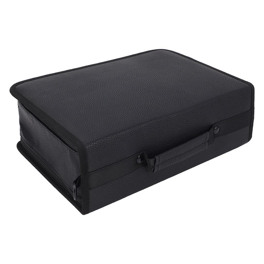 Marker Organizer Case 80 Slots Large Capacity Storage Bag Canvas Zippered Pouch with Carrying