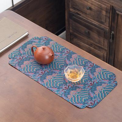 Chinese Style Tea Towel Super Absorbent Thick Tea Napkin Table Mats Tea Ceremony Accessories Retro Desktop Pour Tea Towel