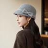 New autumn and winter fashion wool bow hat women's outdoor travel shows washbasin hat warm bucket hat tide