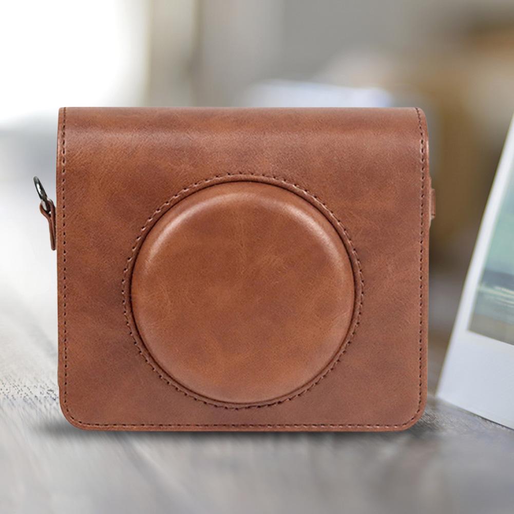 Carrying Bags PU Leather Camera Case Pockets Replacement Instant Camera Protective Case Protective Accessories for Kodak C300R