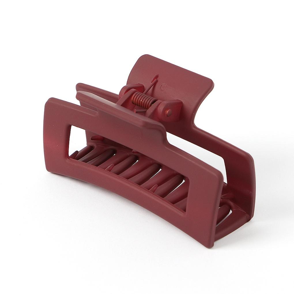 Women's Matte Square Hair Clip (wine) Updo Hair Clip