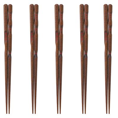 Happy Set of Made In PID1530 J-kitchens Chopsticks, 5, Material Wood, Chopsticks, Japan,