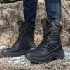 Stivali invernali unisex Stivali da combattimento retrò Stivali da esterno antiscivolo resistenti all'usura Stivali da neve alti antiscivolo impermeabili resistenti all'usura Stivali invernali