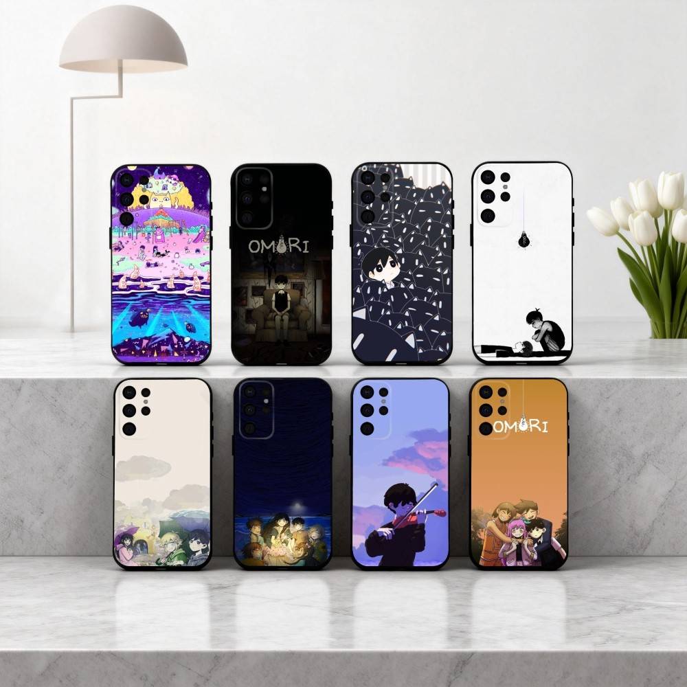 G-Game O-Omori-L Phone Case For Samsung S25,S24,S21,S22,S23,S30,Ultra,S20,Plus,Others Soft Black Case