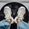 New Fashion Men's Four Seasons Comfortable  Thick Sole Shoes Students Male Boys Trending Soft Sole Breathable Casual Running Sneakers