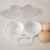 1Pcs Portable Steamed Egg Box Food Grades Plastic Microwave Egg Cooker Heat Resistant Kitchen Cooking Mold Egg Steamer