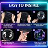 10Pcs LED Light Up Bobo Balloon with Light String Transparent Bubble Ballon Birthday Party Wedding Decoration Christmas Supplies