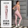 Elegant Yoga Lingerie Set: Backless Wire-Free Bra & Nude Feel Fitness Long Set for Women