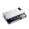 Transparent Phone Case For iPhone 16e Anti-knock Honeycomb Armor Back Case For iPhone 16e Cover For iPhone 16e Case 6.1 Inch