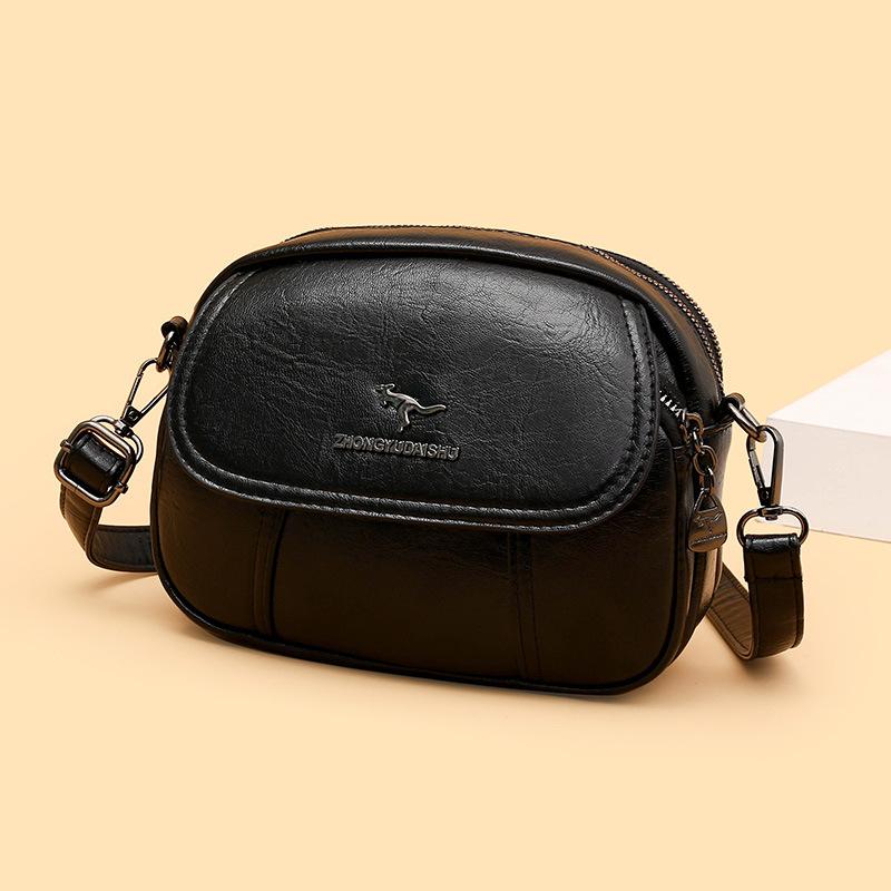 Women's Bag High-end Light Luxury Small Round Bag Retro Trend Commuter Bag Messenger Bag Women's Shell Bag