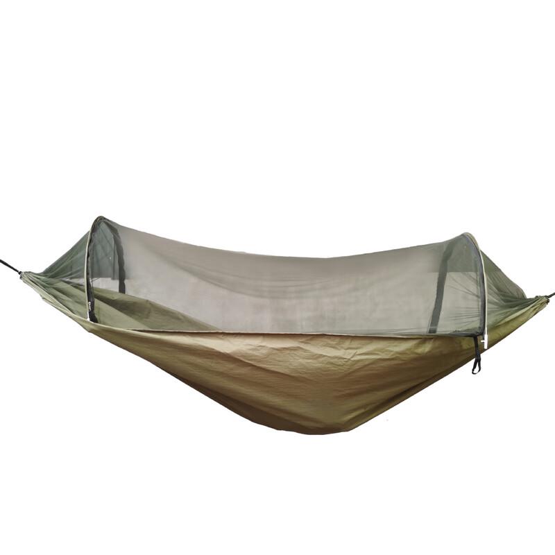 Double Camping Hammock with Anti-Rollover and Mosquito Net