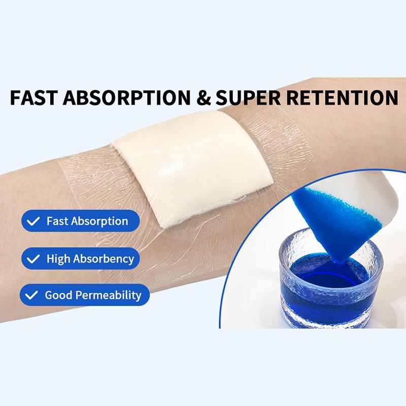 Foam Non-Adhesive Dressing Wound Dressing Sterile Bedsore Healing Pad Patch Wound Care 10Cmx10Cm