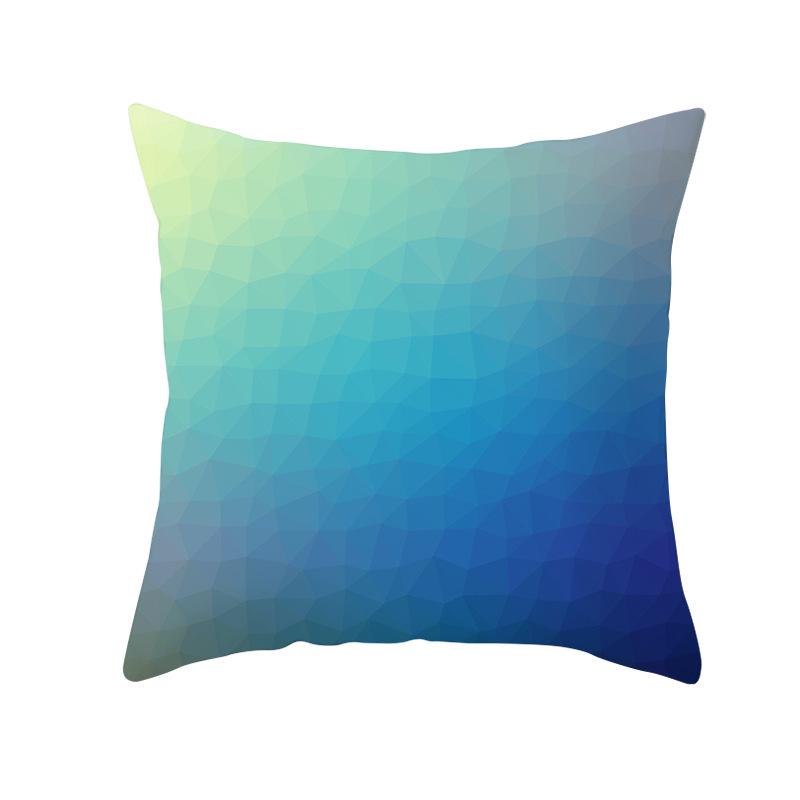 Household Products Colorful Printed Geometric Mirror Space Pillow Case Cushion Waist Pillow Case