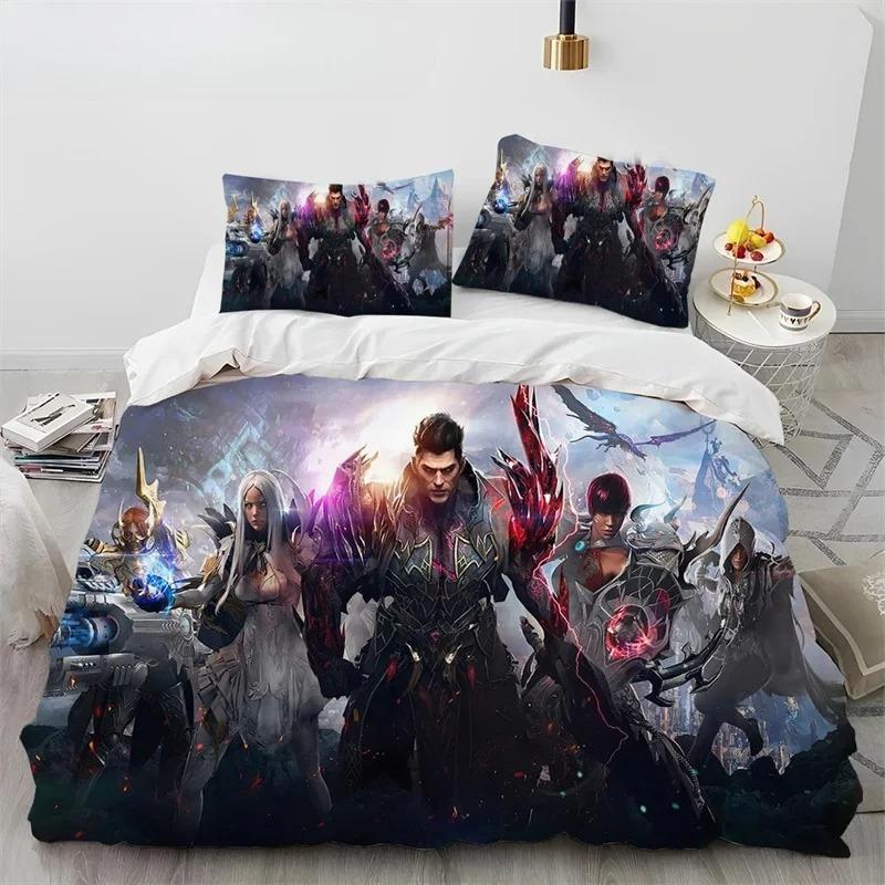 3D Lost ARK Spel Gamer Tecknadstäcke Sängklädesset, Påslakan Sängset Täcke Örngott, King Queen Size Sängklädesset Gåva
