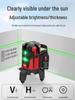 High Precision Green Laser Level with Auto Leveling and Water Meter, 5-Line Outdoor Infrared