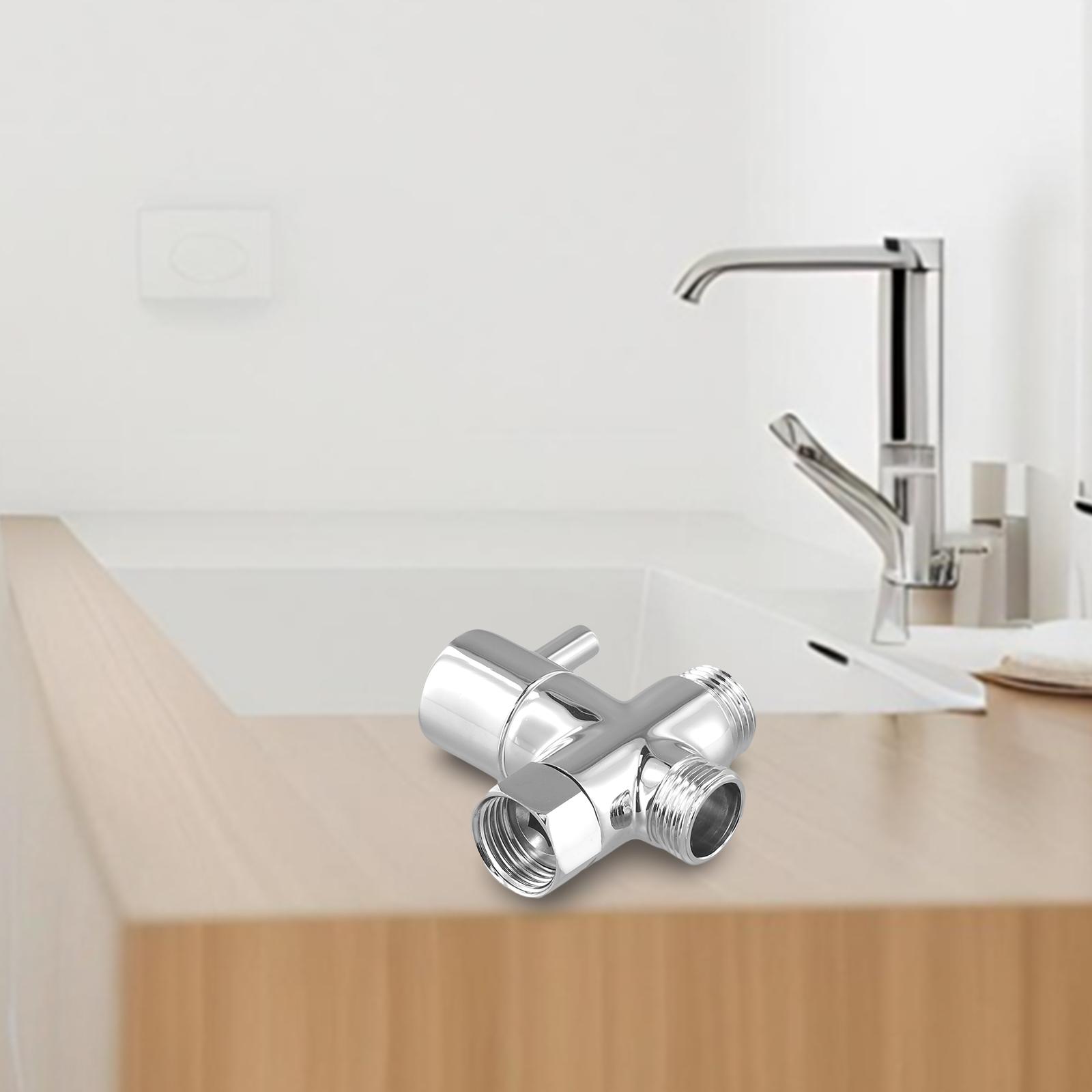 

Equipment Supply Diverter Valve Replacement Rotating joint Shower Head T-Adapter 3 Ways Chrome Plated Brass Faucet China Mainland