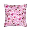Pillow Cover Pink Cherry Blossom Watercolor Morden Pillow Case For Office Car Home Decor Pillowcases