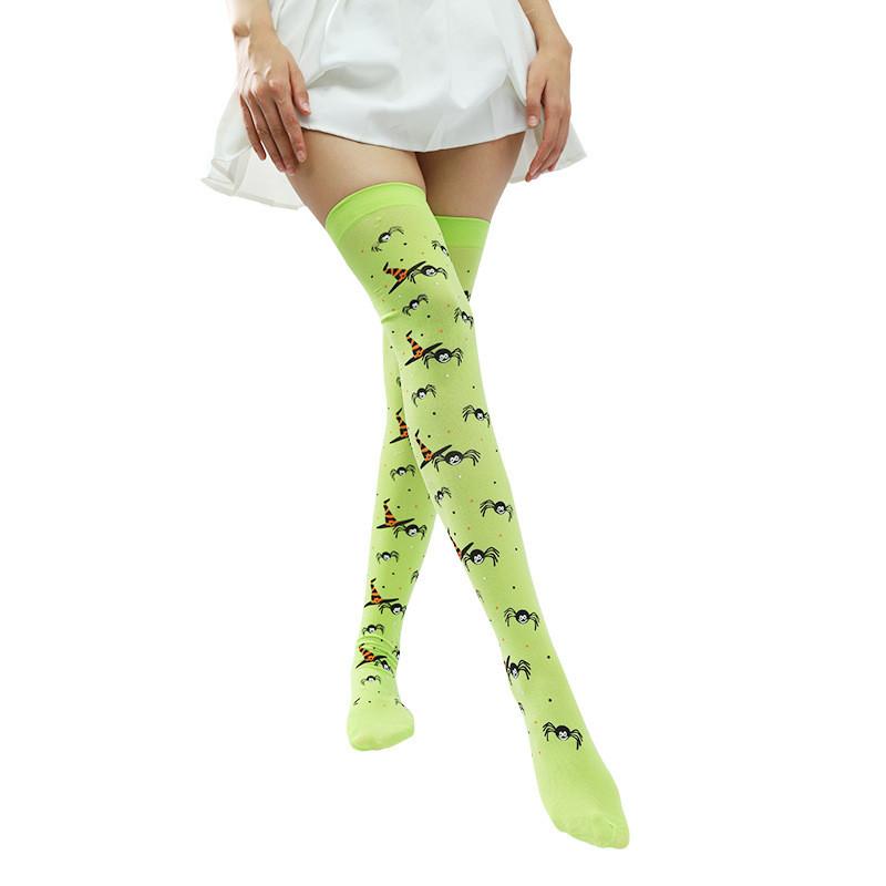 Over Halloween Cosplay Knee Thighhigh Socks Costume Festive Parties Cartoon