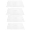 4Set English Warning Signs Safety Wall Caution Stickers Decal for Supermarket Office SchoolType B