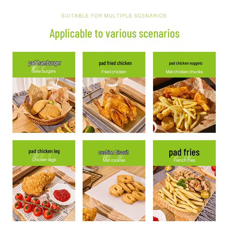 Zhongji Weiße fettabweisende Lebensmittelpapierblätter