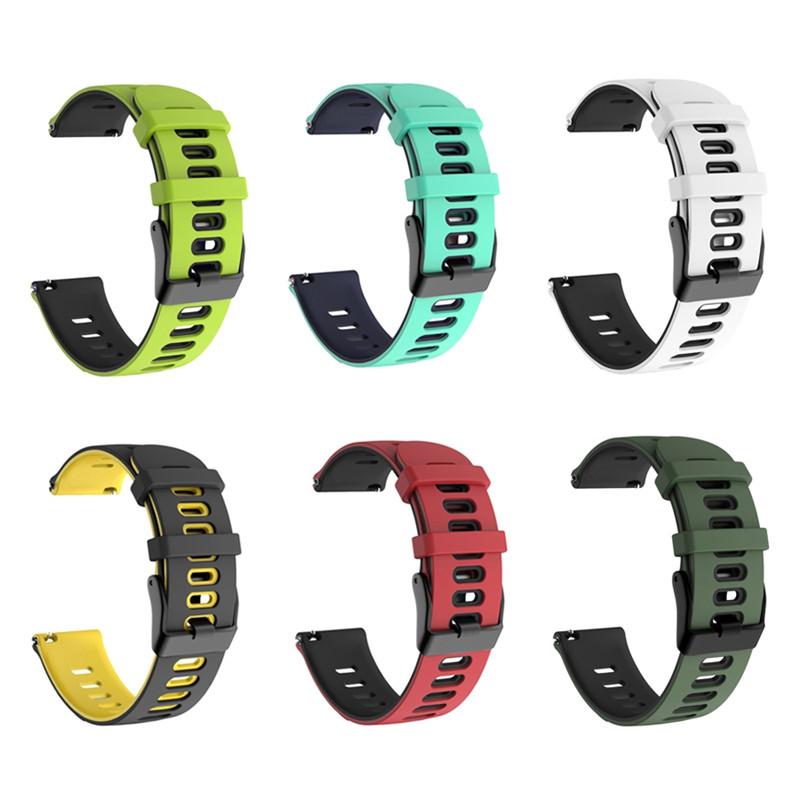 22mm sportovní pásek pro Huami Amazfit Stratos 2 2S 3 silikonový pásek na zápěstí pro Xiaomi Amazfit GTR 47mm GTR2 Pace LS05 náramek na hodinky