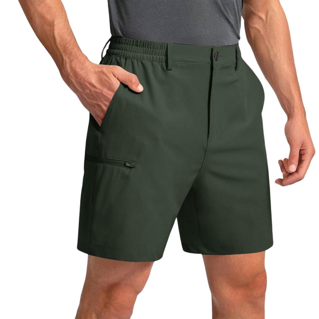 Men's Casual Sports Straight-leg Shorts - Men's Multi-pocket Work Pants