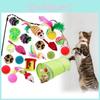 Comprehensive Cat Toys Set Sisal Ball Cat Wand Cat Tunnel 21 Piece Kit For Active Cats