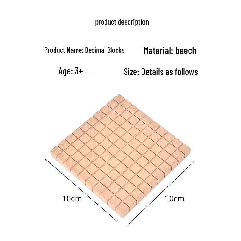 Manipulatywy bankowe z koralikami dziesiętnymi czwartego rzędu dla uczniów szkół podstawowych Montessori