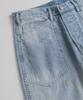 Bihebieo Distressed M35 Trousers Indigo Bleached