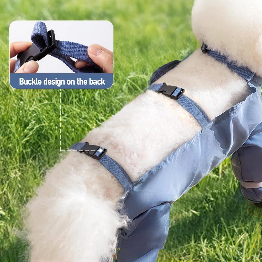 Dog Clothes Dog Boots Leggings Oxford Cloth Dog Clothes Water Proof Dirt Dust Proof Adjustable for Small Medium Dogs