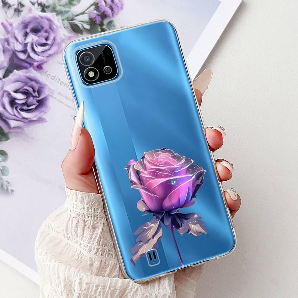 For Realme C11 (2021) RMX3231 Fashion Cool Pattern Phone Case For Realme C11 2021 Soft Silicone TPU Cases