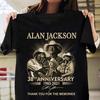 Klassisk Alan Jackson - Tack För Minnena Herr S-4XL Svart TT065 Unisex T-shirt