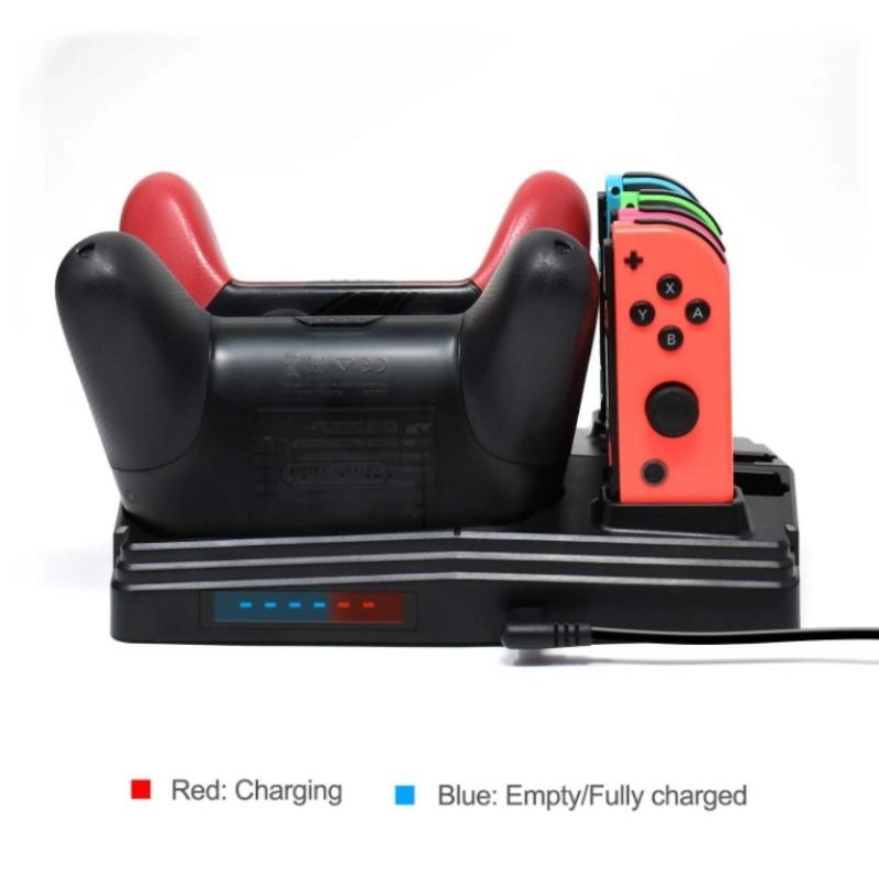 Switch Joy Con Handle Seat Charging Disc Card Box Storage Rack Handle Sprite Ball Charging Base NS Disc Rack