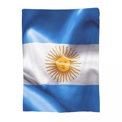 Argentina Argentinian National Flag Blankets Soft Warm Flannel Throw Blanket Bedding for Bed Living Room Picnic Travel Home Sofa