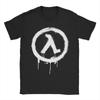 Classic Shooting Game HalfLife Printed TShirt Unisex Harajuku Streetwear Loose Pure Cotton New Summer Women And Unisex Tshirt