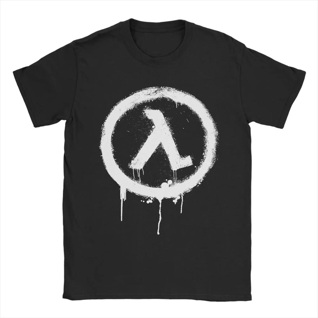Classic Shooting Game HalfLife Printed TShirt Unisex Harajuku Streetwear Loose Pure Cotton New Summer Women And Unisex Tshirt
