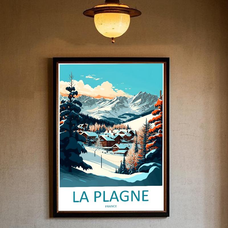 

Beautiful Snow Mountain Scenery Poster HD art sticky wall waterproof home living room bedroom bar aesthetic decoration 21cm×30cm NoFrame