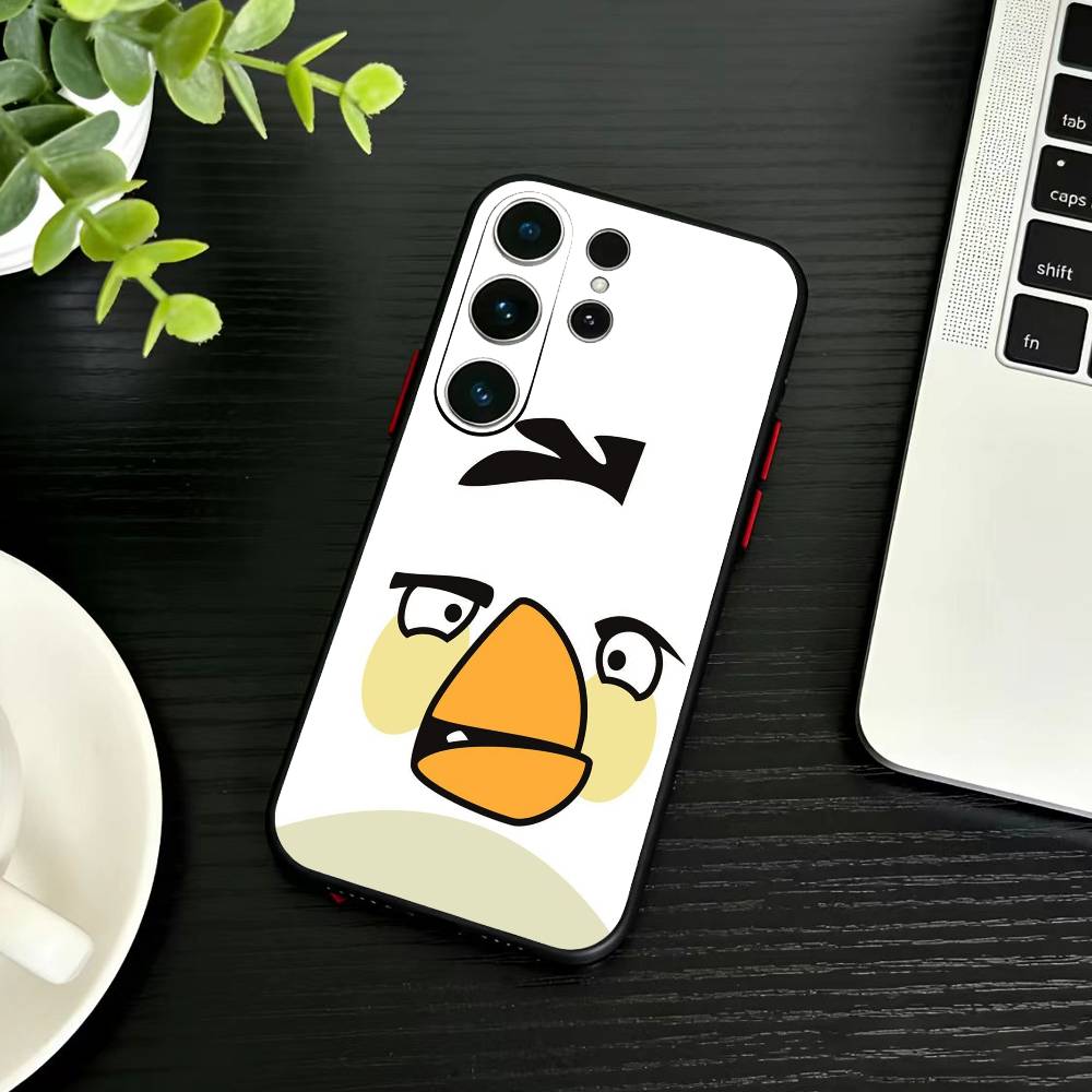 

G-Angry Birds Phone Case For Samsung S26,S25,S24,S23,S22,S21,S20,S30,Ultra,Plus,Fe,Note,5G Black Cover Samsung S24ULTRA