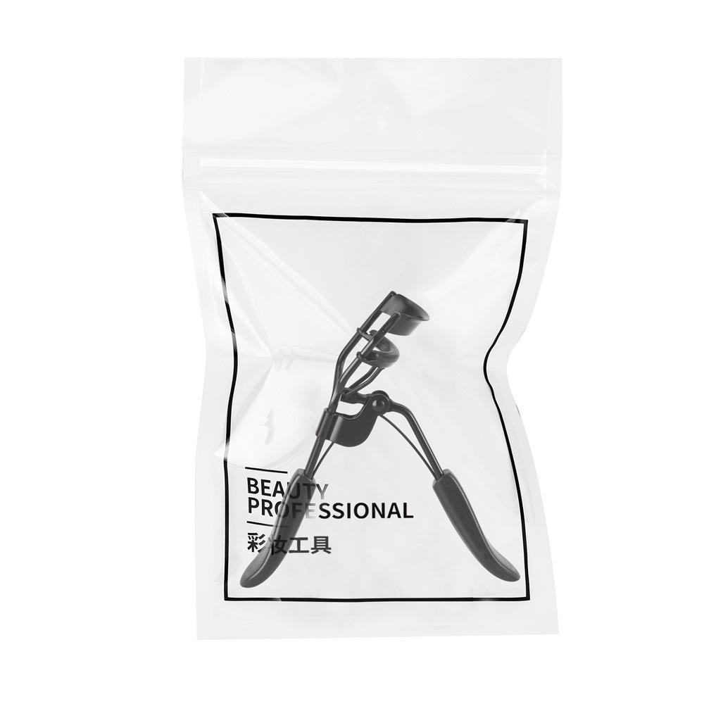 

Черный щипцы для завивки ресниц из углеродистой стали с широким углом и резиновой подушечкой чёрный