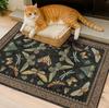 Temu Retro Moth Series Dirt-Resistant Floor Mat - Entrance & Living Room Door Doormat