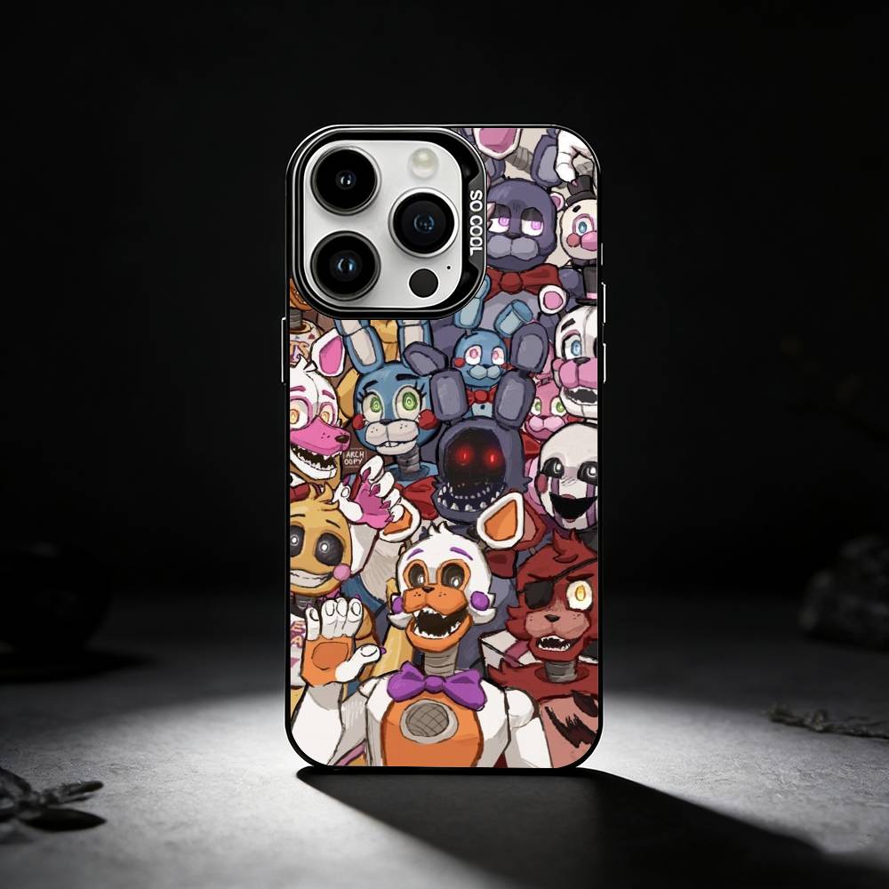 

Five Nights At F-Freddys F-Fnaf Phone Case For iPhone 17,16,15,14,13,12,11 Plus,Pro Max,XS,Colored silver phone case iPhone17air