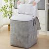 Borsa per Trapunta a Griglia Mille Uccelli Grande Capacità Sacca Antipolvere per Trapunta Borsa Portaoggetti per Vestiti Cesto Portaoggetti Portatile per Imballaggio Trasloco