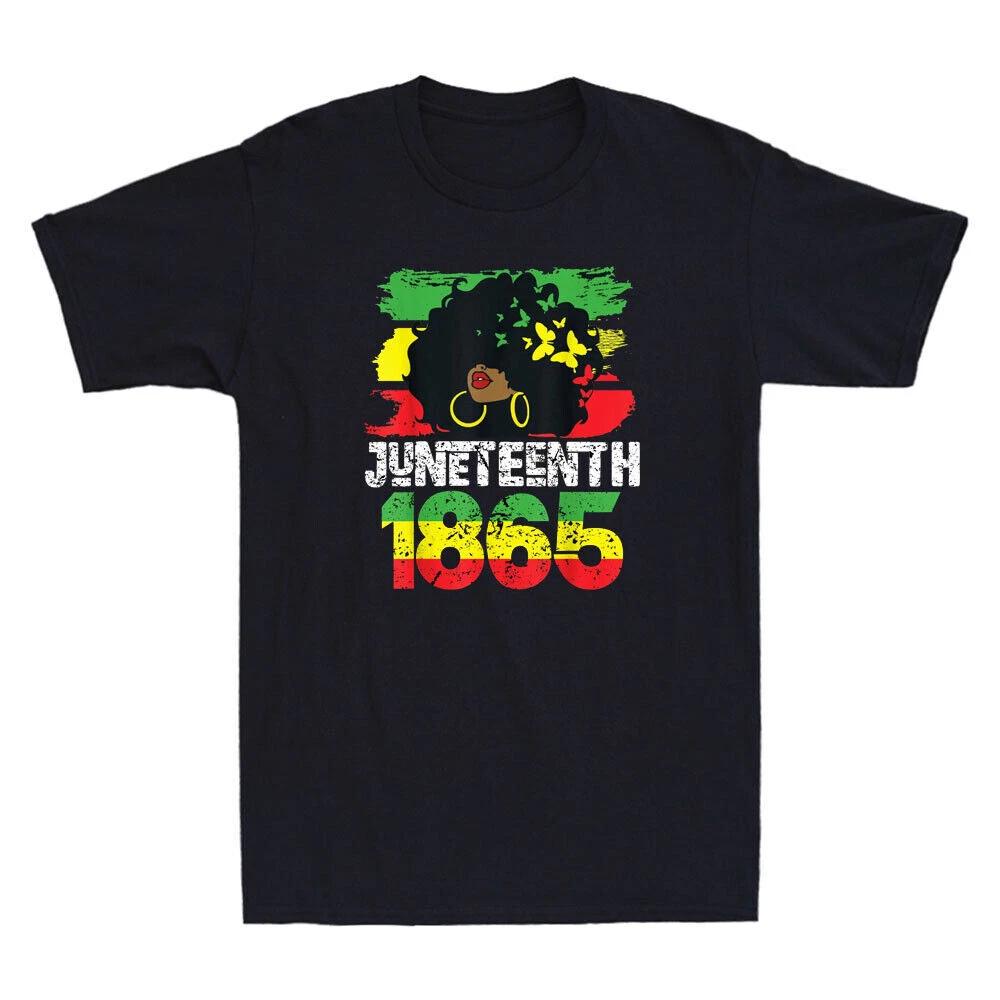 Juneteenth Is My Independence Day Black African American Freedom Vintage T-Shirt XXL