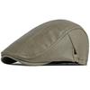 HT4864 Berets Autumn Winter Hat Men Women PU Leather Cap Artist Painter Beret Hat Male Female Ivy Flat Cap Adjsutable Beret Caps