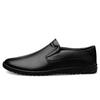 Echtes Leder Herren Freizeitschuhe Marke 2024 Herren Loafer Mokassins Atmungsaktive Slip-on Fahrschuhe Atmungsaktiv Weich Leicht