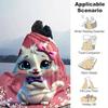 1PC Cute Cartoon Cat Throw Blanket - Seasonal Home Decor, Cartoon Blanket, for Decorating Your Own Sofa and Living Room, Super Soft Flannel,