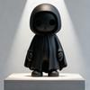 Black & White Ghost 3D Printed Statue - Halloween Desk Decor, Office Toy, New Viral Gift for Horror Fans & Home Accent