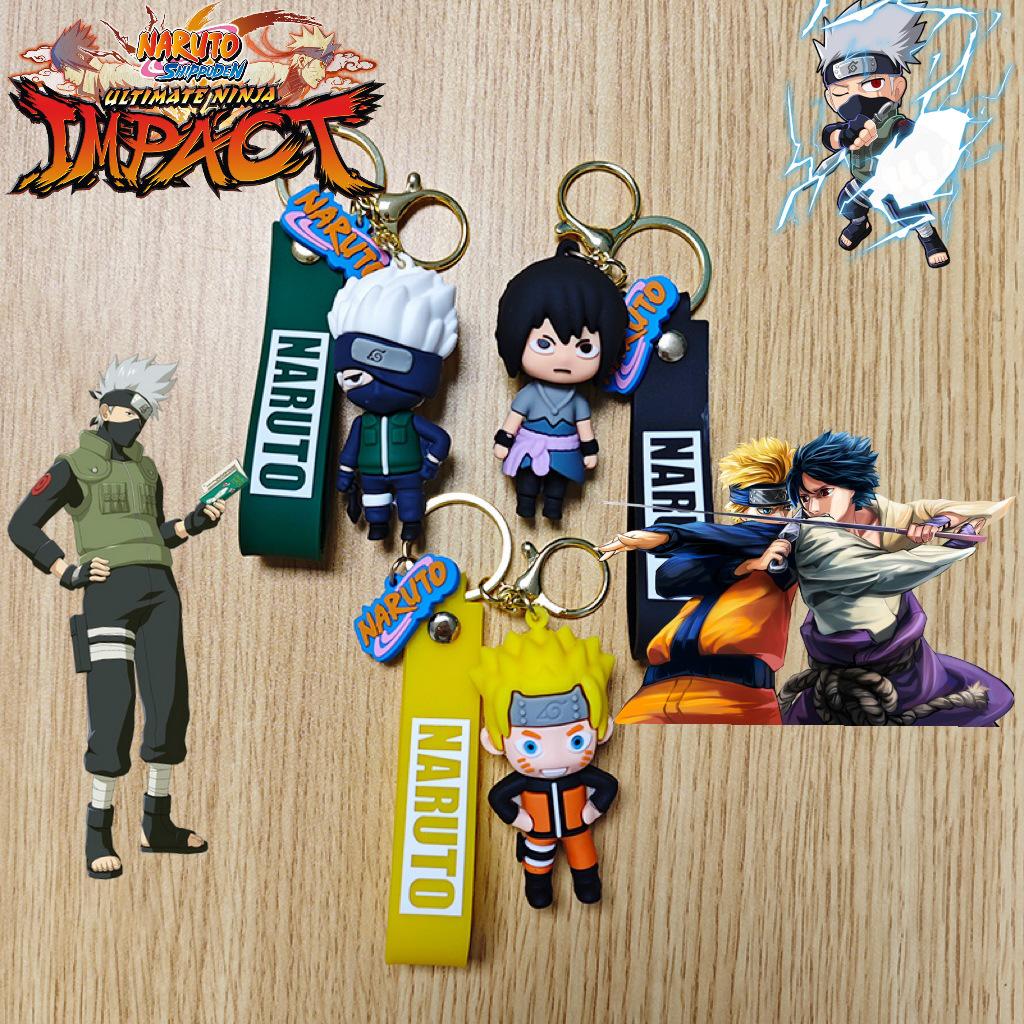 Naruto Character Keychain: Naruto, Hinata, Kakashi, Sasuke, Jiraiya Pendant Doll Keyring
