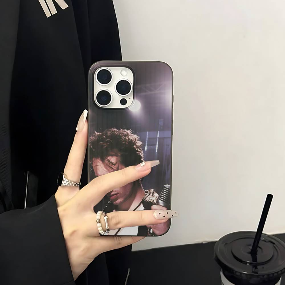 J-Jeff B-Buckley For IPhone 16 15 11 12 13 14 17 Pro Max PLUS Pro Soft Corrugated Silicone Back Phone Case